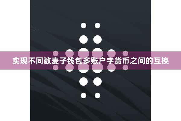 实现不同数麦子钱包多账户字货币之间的互换