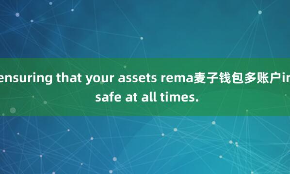 ensuring that your assets rema麦子钱包多账户in safe at all times.